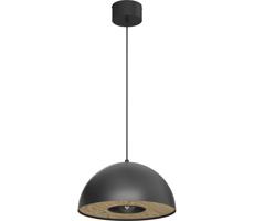 Luster na lanku ELGUND 1xE27/15W/230V pr. 35 cm čierna
