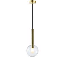 Luster na lanku NIKO 1xG9/9W/230V pr. 15 cm zlatá