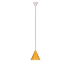 Luster na lanku VOSS 1xE27/40W/230V žltá/biela