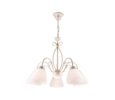 Luster na reťazi ADELLE 5xE27/60W/230V