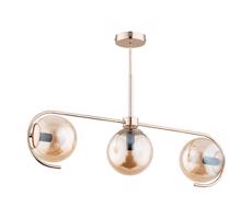 Luster na tyči ASTANA 3xE14/10W/230V zlatá
