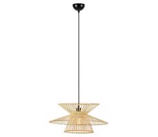 Markslöjd Markslöjd 108785 - Luster na lanku DUPLICI 1xE27/40W/230V béžová/bambus