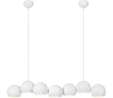 Markslöjd Markslöjd 108859 - Luster na lanku CUPOLO 7xE14/40W/230V biela