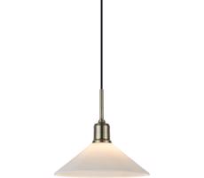 Markslöjd Markslöjd 108867 - Luster na lanku VELA 1xE27/40W/230V mosadz/biela
