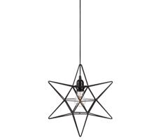Markslöjd Markslöjd 705299 - Vianočná dekorácia CONTOUR 1xE27/40W/230V čierna