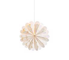 Markslöjd Markslöjd 705306 - Vianočná dekorácia MARIGOLD 1xE14/25W/230V 45 cm biela