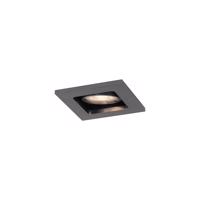 Moderné zabudované bodové svetlo tmavosivé GU10 50 mm okrúhle výkyvné - Qure