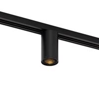 Moderný čierny reflektor pre 1-fázový koľajnicový systém GU10 50 mm - Iconic Ruby Honey
