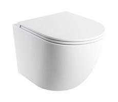 OMNIRES OMNIRES OTTAWASPXMWBM - Závesné WC s doskou SoftClose OTTAWA keramika/biela