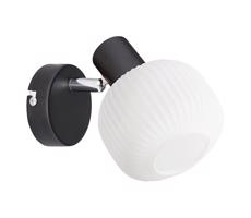 Prezent Prezent  - Nástenné bodové svietidlo ARYA 1xE14/40W/230V čierna/biela
