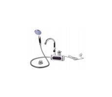Prietokový ohrievač vody so sprchou s LCD displejom 3000W/230V IPX4 biela