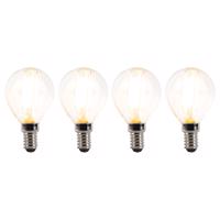Sada 4ks E14 stmievateľných LED svietidiel P45 číra 3W 250 lm 2700K