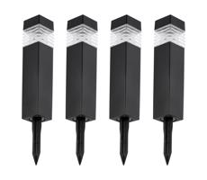 SADA 4x LED Solárna lampa LED/0,06W/1,2V 6000K IP44