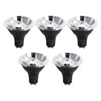 Sada 5 GU10 3-krokových stmievateľných LED žiaroviek 70 mm 6,5 W 600 lm 2700 K