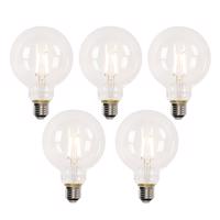 Sada 5 inteligentných LED žiaroviek E27 G95 4,5 W 470 lm 2700-6500 K