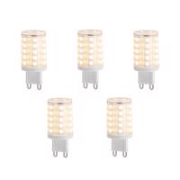 Sada 5 ks Inteligentné stmievateľné LED žiarovky G9, jasné 2,5 W, 250 lm, 2700-6500 K