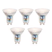 Sada 5 ks Inteligentné stmievateľné LED žiarovky GU10 50 mm Opal 7 W 630 lm 2700 K