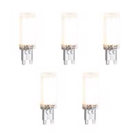 Sada 5 stmievateľných LED žiaroviek G9 s 3-stupňovým stmievaním, opálové, 4,5 W, 500 lm, 4000 K