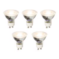 Sada 5 stmievateľných LED žiaroviek GU10 5W 370lm 3000K
