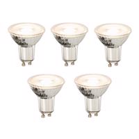 Sada 5 stmievateľných LED žiaroviek GU10 8W 660lm 3000K