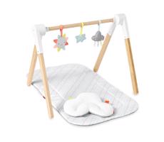 Skip Hop Skip Hop - Detská hracia deka s drevenou hrazdičkou LINING CLOUD