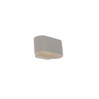 Smart ovale wandlamp beton incl. Wifi G9 - Arles