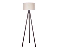- Stojacia lampa 1xE27/60W/230V pr. 44 cm krémová/wenge