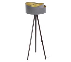 Stojacia lampa GALAXY 1xE27/60W/230V šedá/wenge