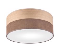 Stropné svietidlo SIRJA WOOD 1xE27/15W/230V pr. 35 cm hnedá/dub