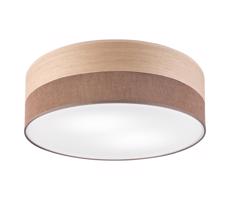 Stropné svietidlo SIRJA WOOD 2xE27/15W/230V pr. 45 cm hnedá/dub