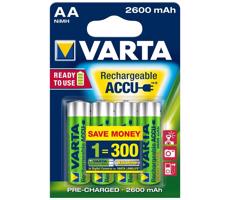 Varta Varta 5716 - 4 ks Nabíjacia batéria ACCU AA NiMH/2600mAh/1,2V