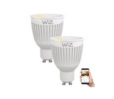 WiZ SADA 2x LED Stmievateľná žiarovka GU10/6,5W/230V 2700-6500K Wi-Fi - WiZ