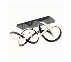 Wofi Wofi 9134-205 - LED Stmievateľný prisadený luster INDIGO LED/64W/230V čierna/chróm