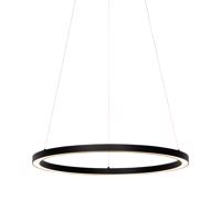 Závesné svietidlo čierne 60 cm vrátane LED 3-stupňovo stmievateľné - Girello